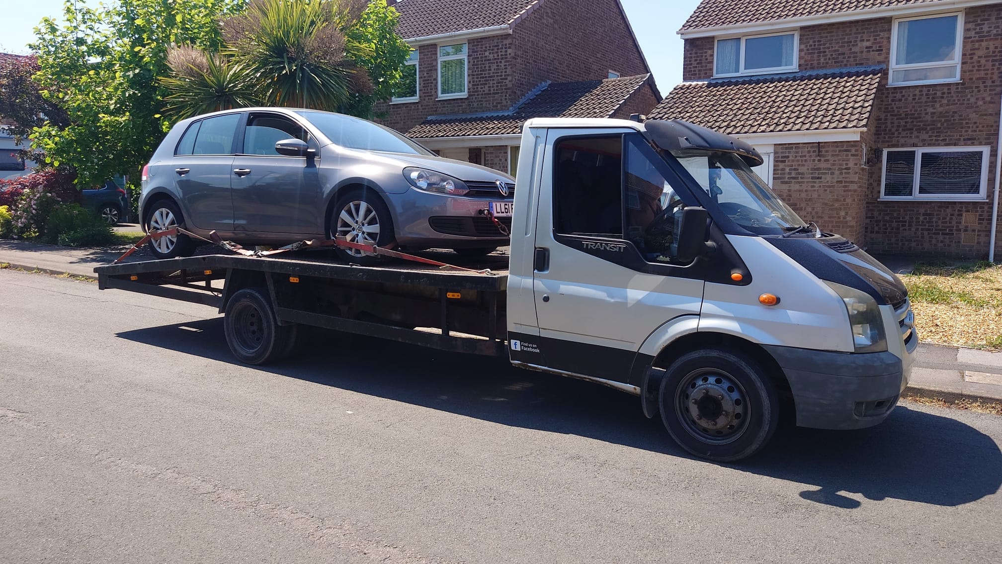 Marshall & Son vehicle collection truck with a car loaded